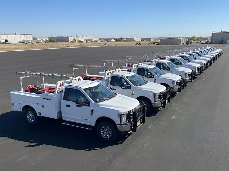 Shop-N-Box™ standardized roll-out truck toolbox organization systems for fleet service trucks