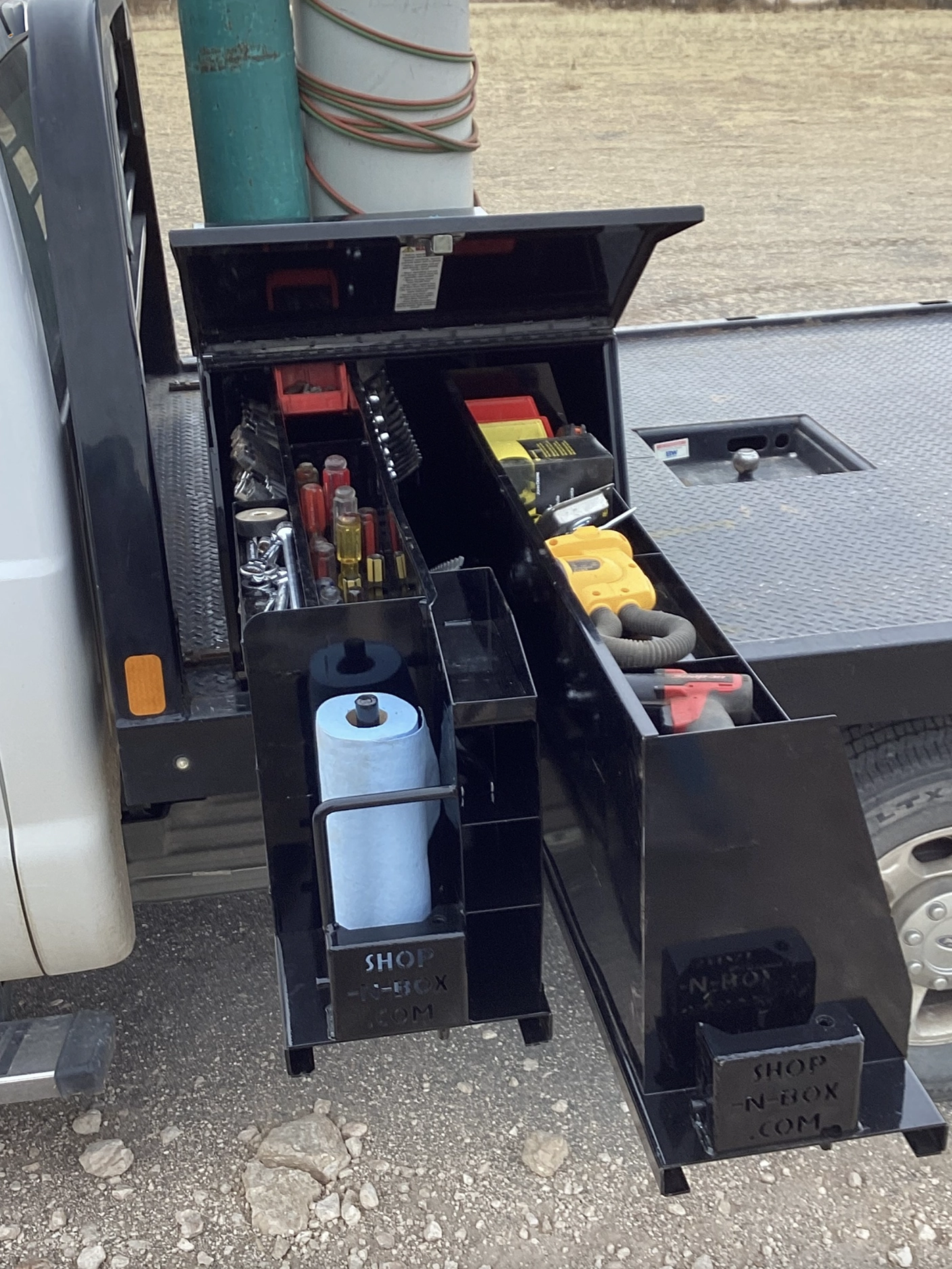 2 - 65 Combined toolbox quick access hand tools and storage